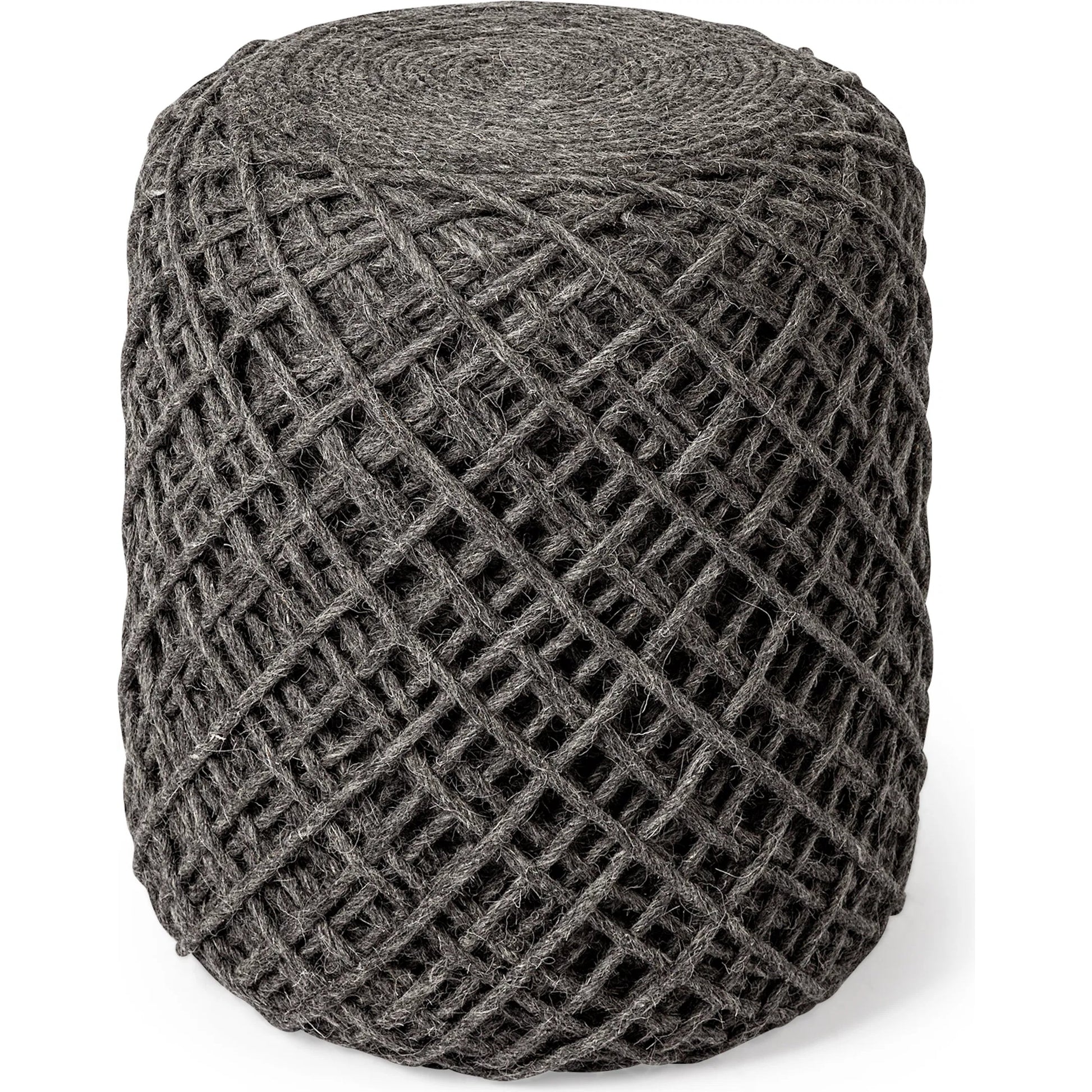Allium Pouf by Mercana. Made from handwoven wool in a eclectic & global style.