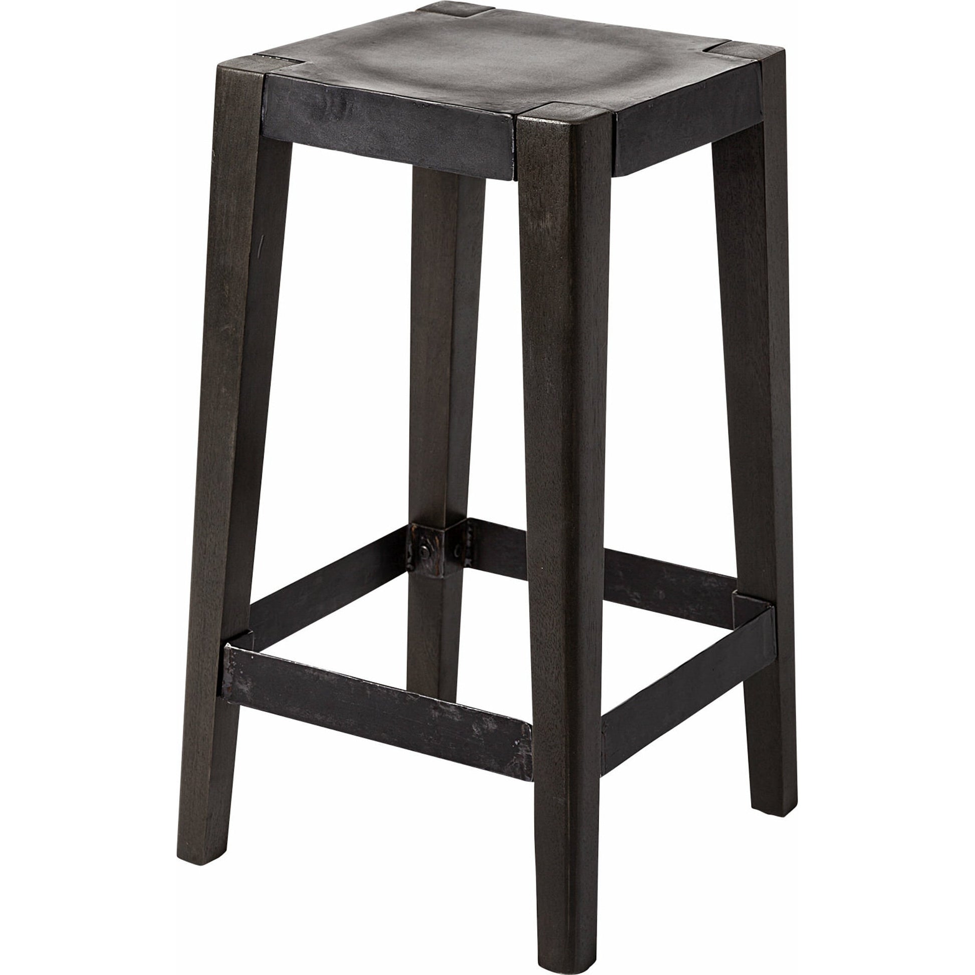 Nell Metal Seat Counter Stool by Mercana in natural. Made from unique in a modern style.