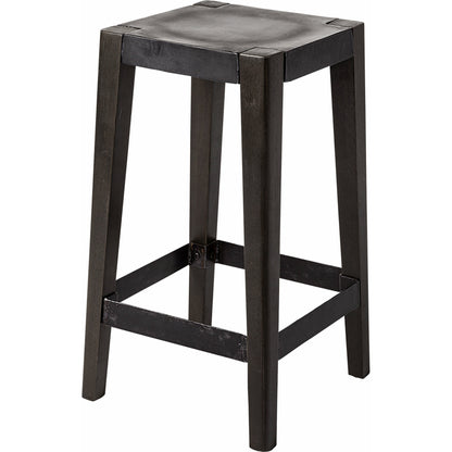 Nell Metal Seat Counter Stool by Mercana in natural. Made from unique in a modern style.