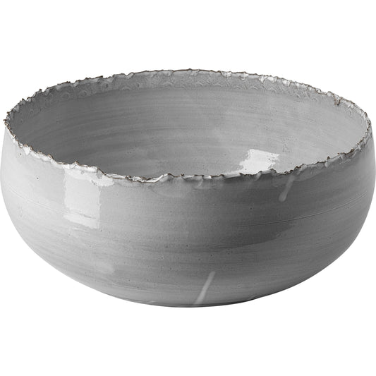 Larsen Decorative Bowl by Mercana in white, black. Made from unique in a cottage & farmhouse style.