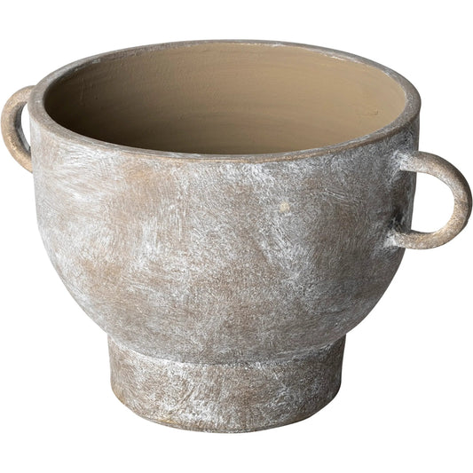 Deya Rustic Vase by Mercana in natural. Made from unique in a eclectic & global style.