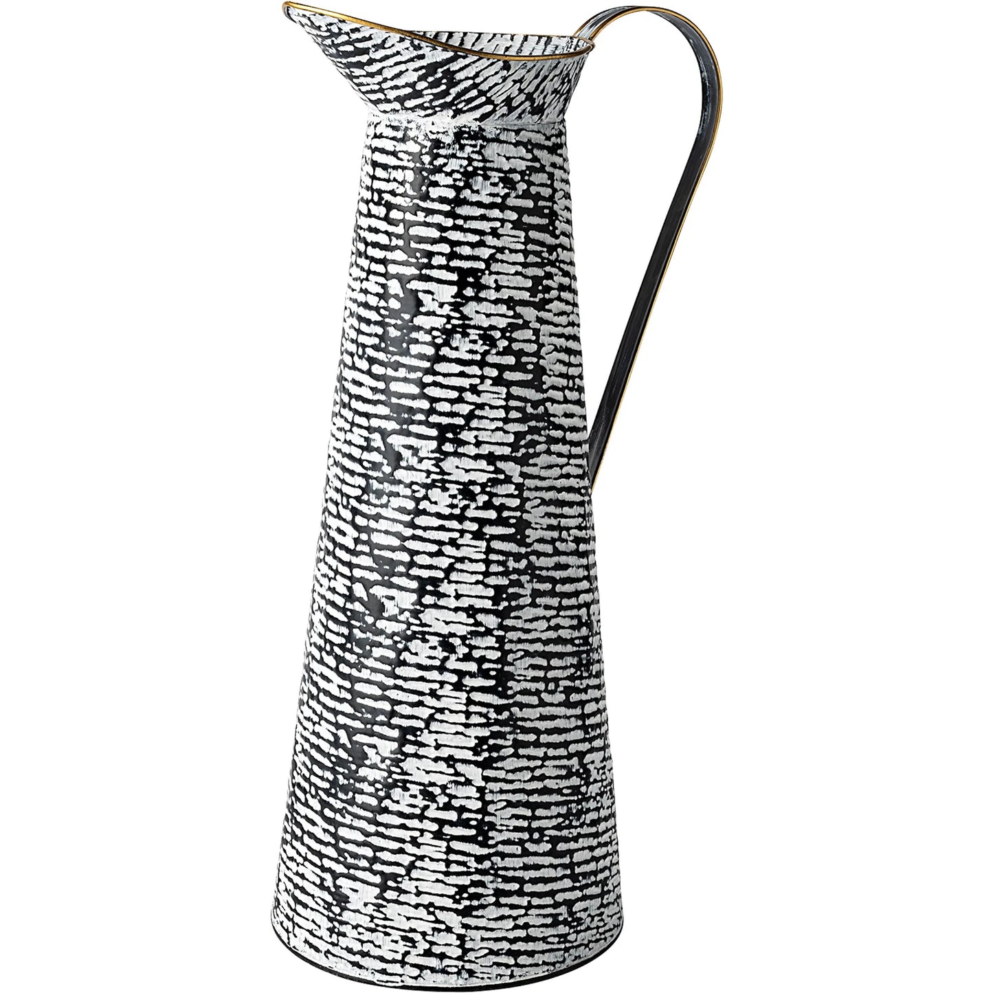 051 SR-814976 | Primary Silo | Colette Patterned Vase by Mercana in black. Made from unique in a eclectic & global style.