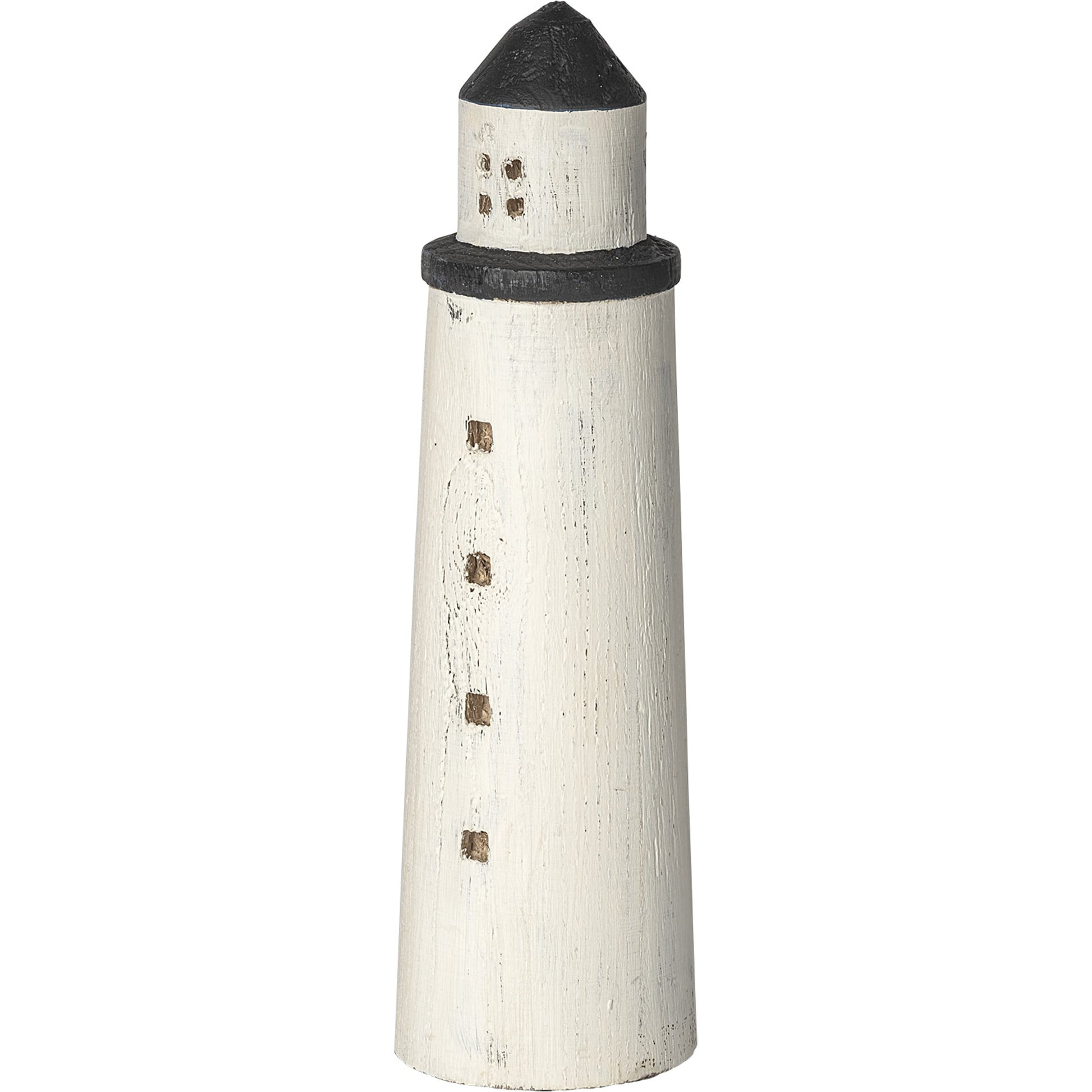 Abner Wooden Coastal Lighthouse by Mercana in natural. Made from unique in a coastal style.