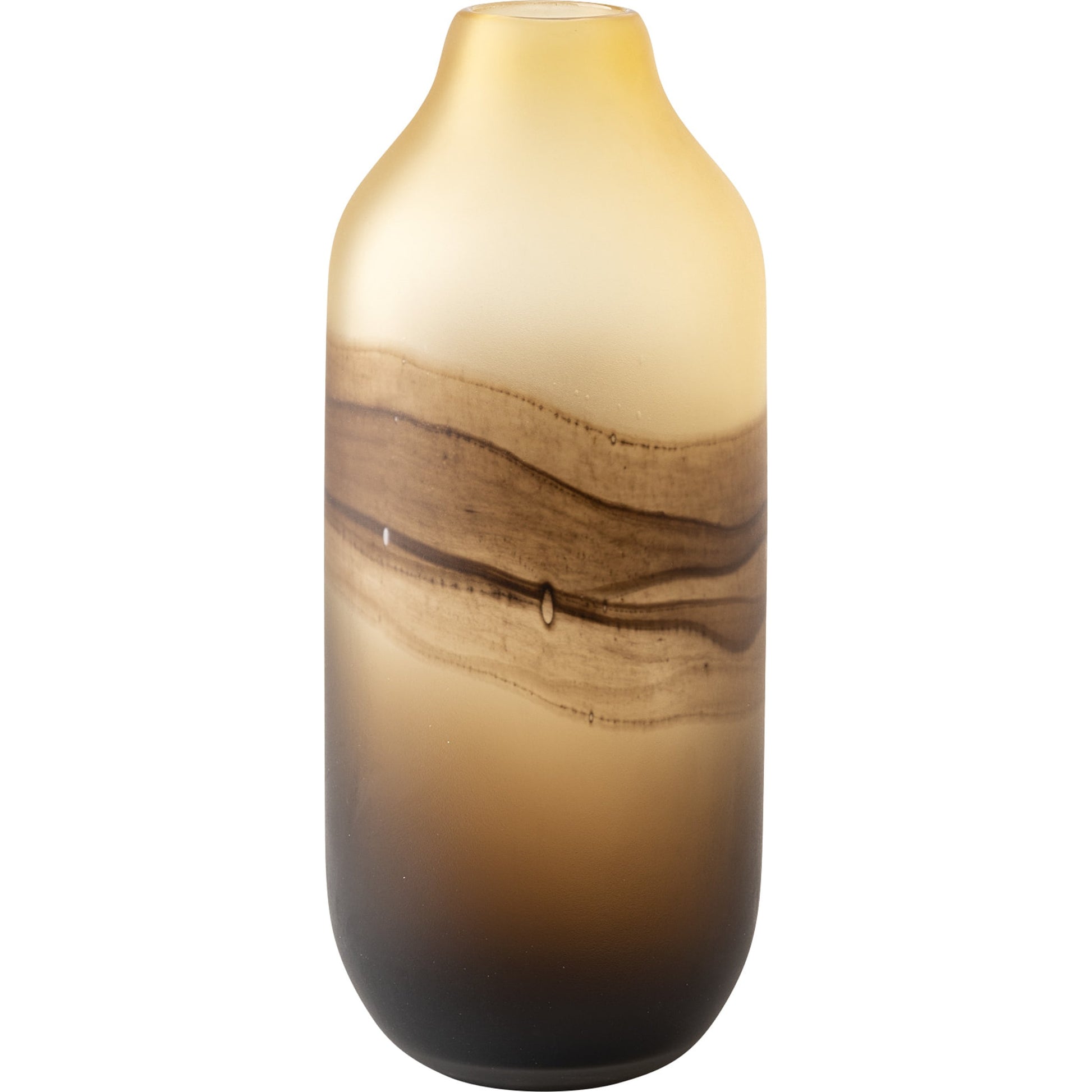 Pyla Shortglass Sand Dune Inspired Vase by Mercana in natural. Made from unique in a eclectic & global style.