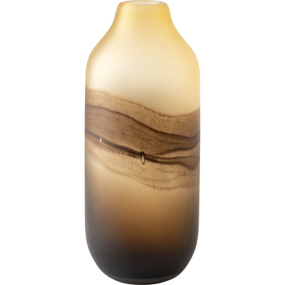 Pyla Shortglass Sand Dune Inspired Vase by Mercana in natural. Made from unique in a eclectic & global style.