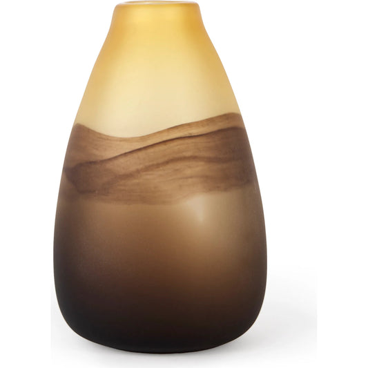 Pyla Shortglass Sand Dune Inspired Vase by Mercana in natural. Made from unique in a eclectic & global style.