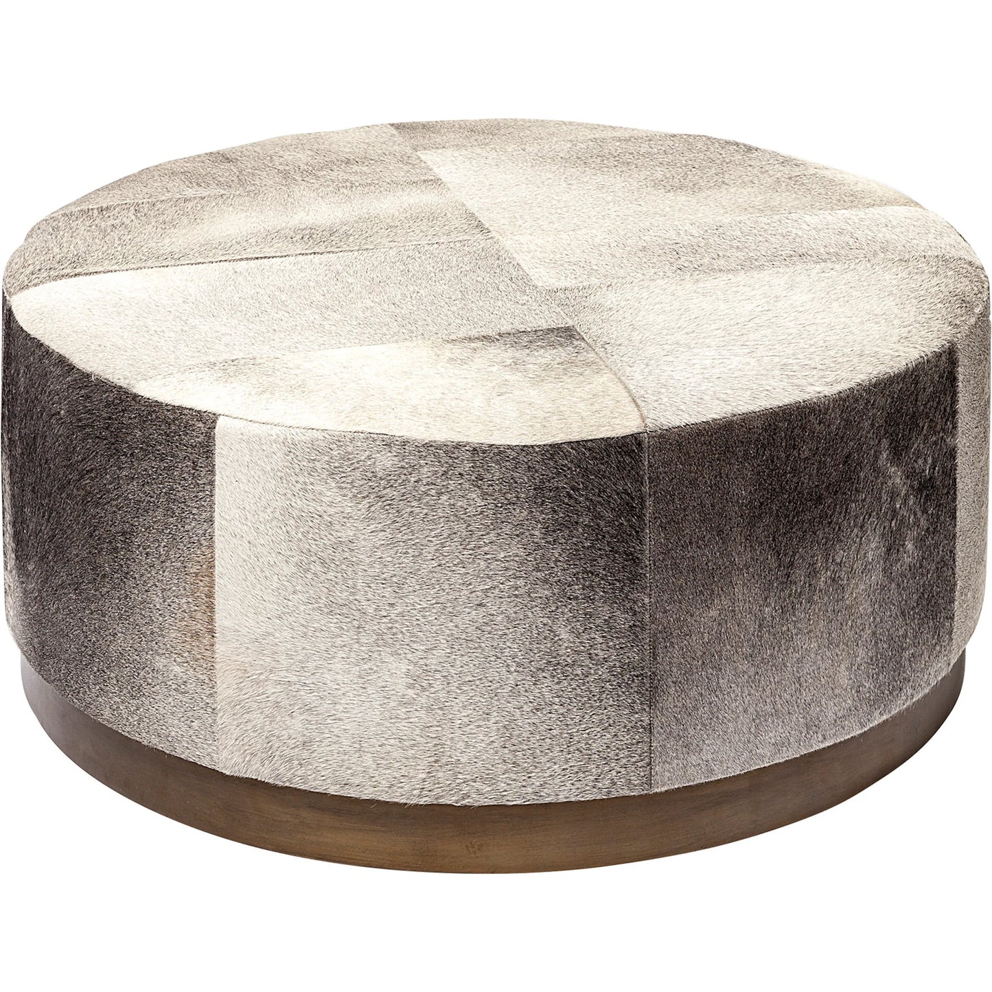 075 SR-816040 | Primary Silo | Zahavi Large Round Ottoman by Mercana in natural. Made from unique in a modern style.