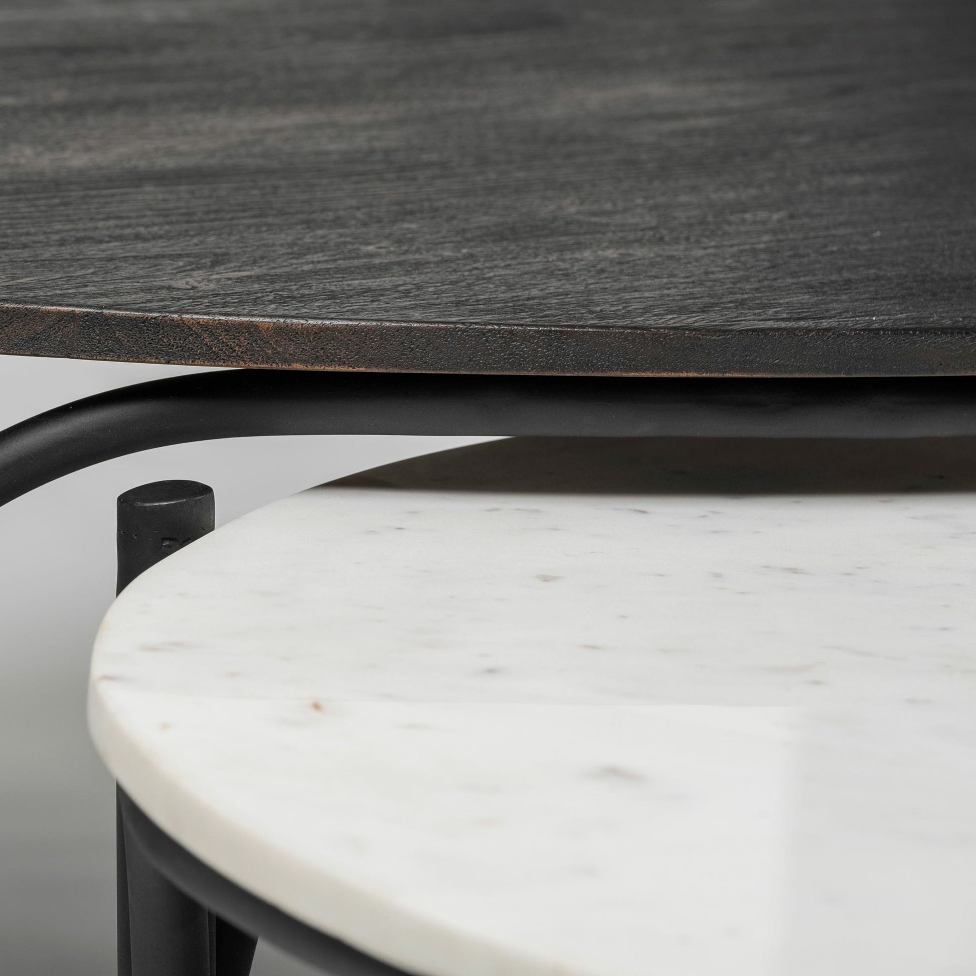 Etienne Coffee Table by Mercana in white marble. Made from marble in a cottage & farmhouse style.