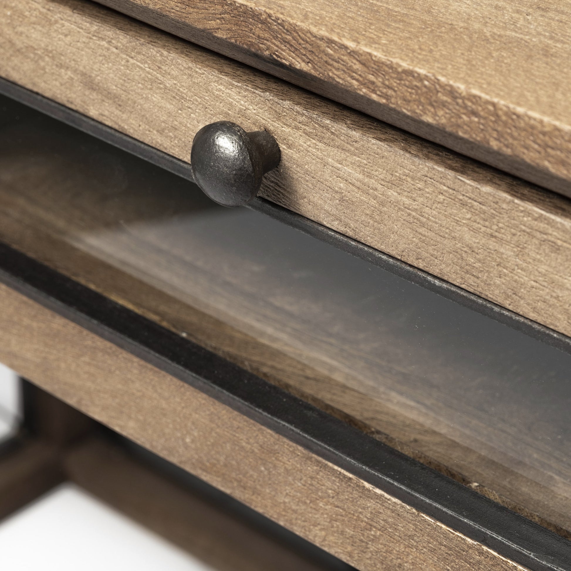 Eldorado Office Desk by Mercana in brown. Made from mango wood in a cottage & farmhouse style.