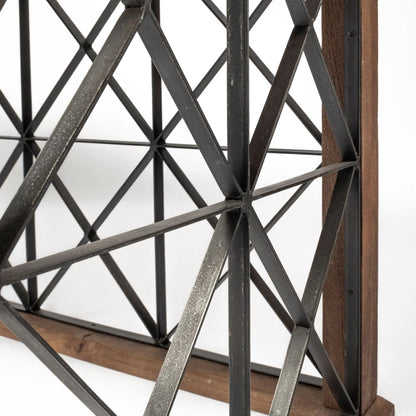 Eldorado Office Desk by Mercana in brown. Made from mango wood in a cottage & farmhouse style.