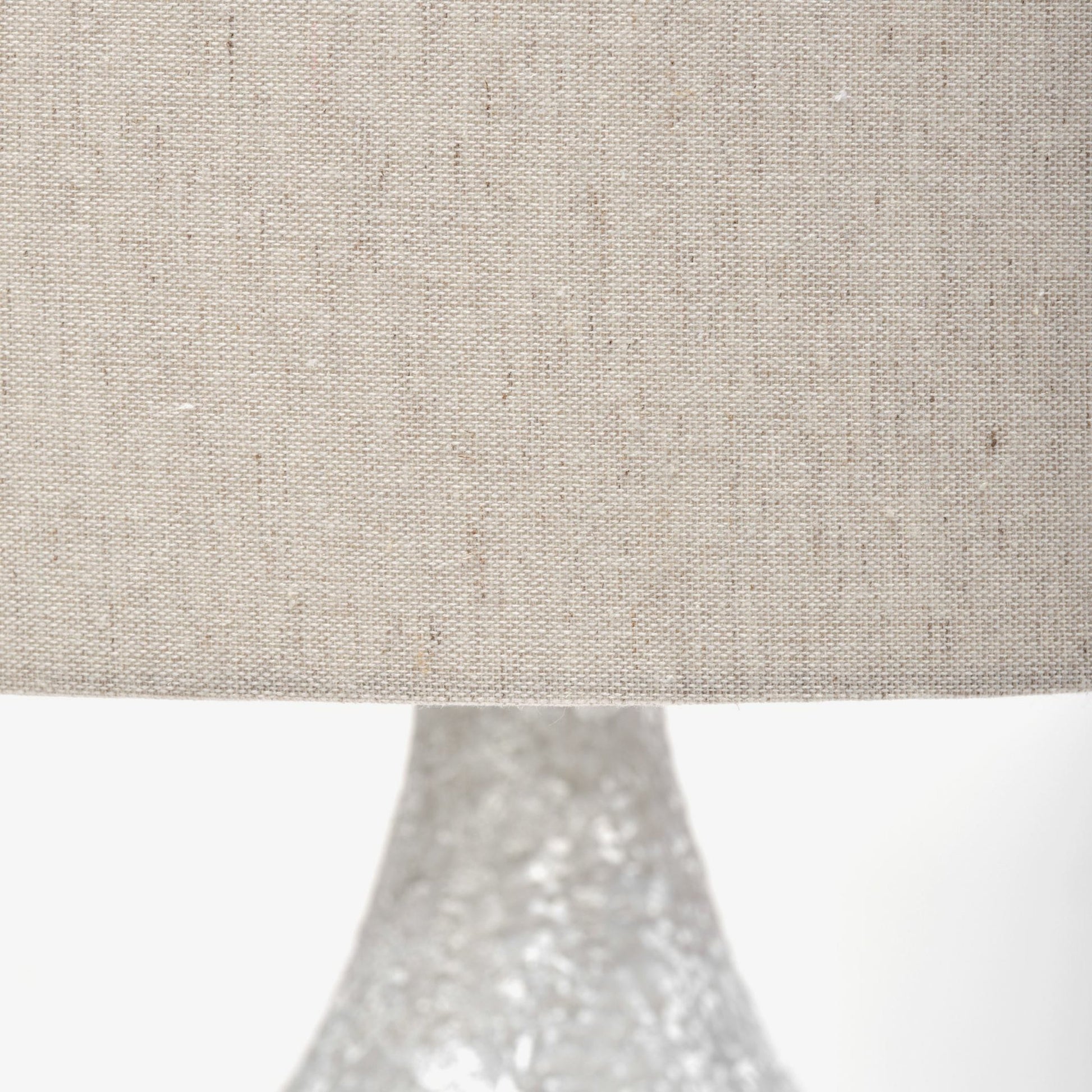 Harlan Table Lamp by Mercana in gray, beige. Made from unique in a coastal style.