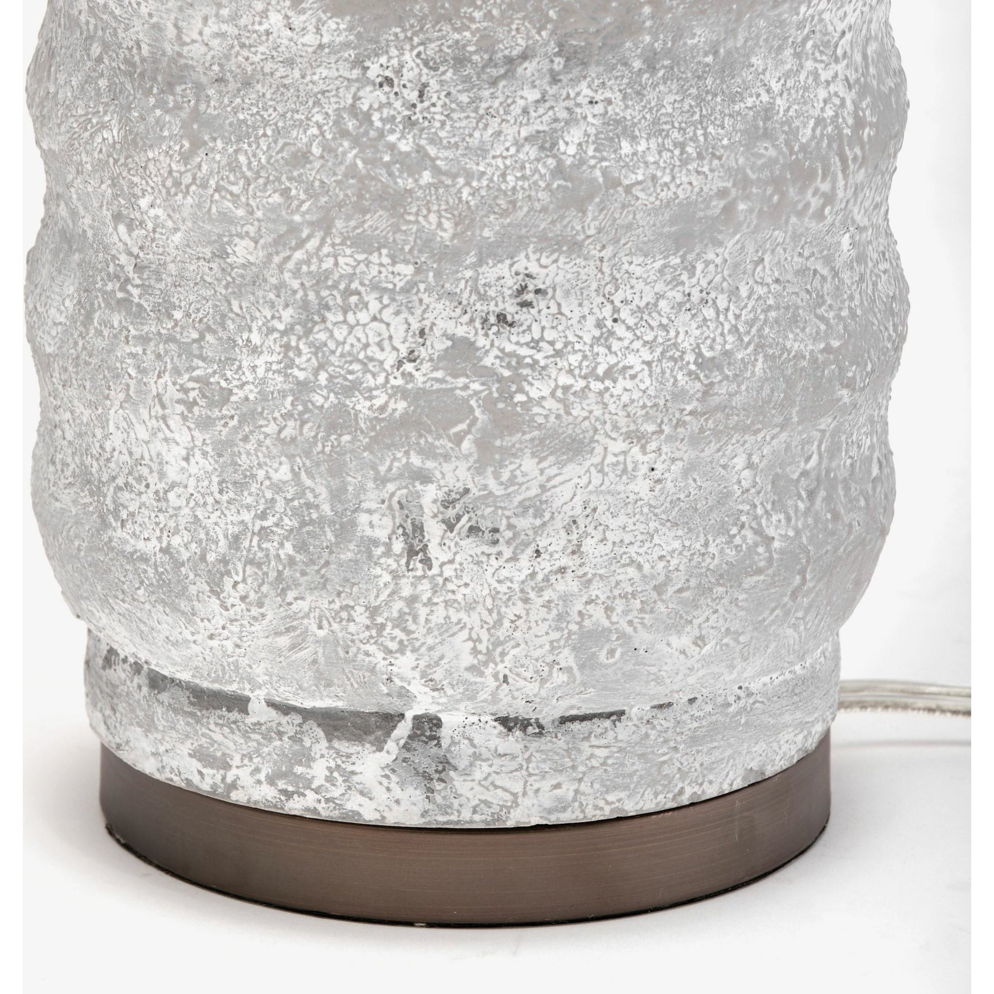 Harlan Table Lamp by Mercana in gray, beige. Made from unique in a coastal style.