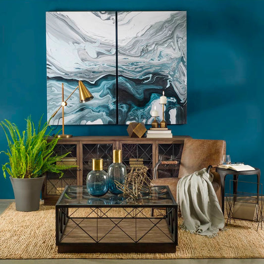 Fragon Table Lamp by Mercana in gold. Made from unique in a modern style.