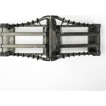 Suspension Wrought Iron Suspension Bridge Bookends Set of Two by Mercana in brown. Made from unique in a traditional style.