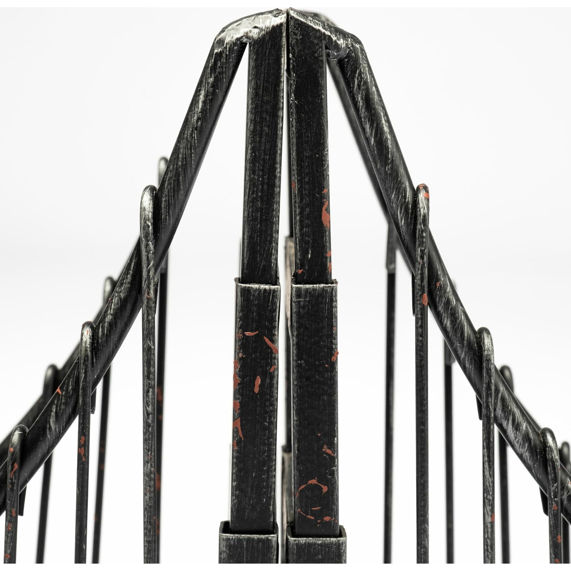 Suspension Wrought Iron Suspension Bridge Bookends Set of Two by Mercana in brown. Made from unique in a traditional style.