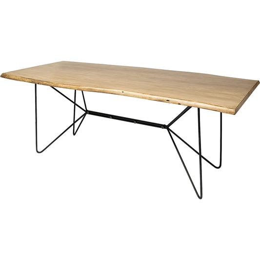Papillion Dining Table by Mercana. Made from hardwood in a modern style.