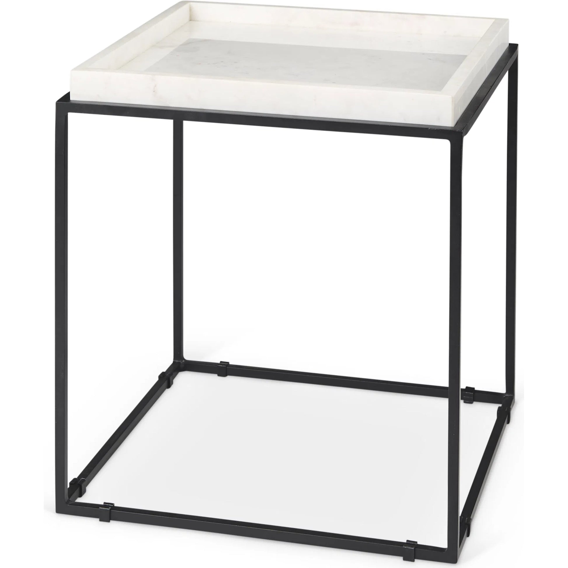 Nathan End/Side Table by Mercana in natural. Made from unique in a modern style.