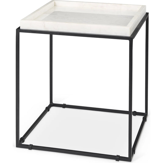 Nathan End/Side Table by Mercana in natural. Made from unique in a modern style.