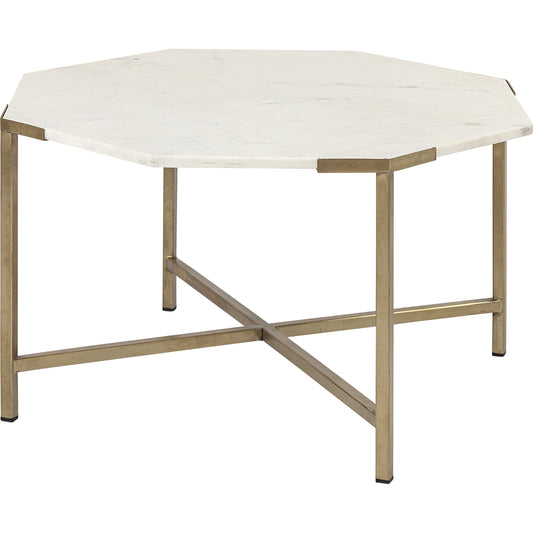 Vincent Coffee Table by Mercana in natural. Made from unique in a modern style.