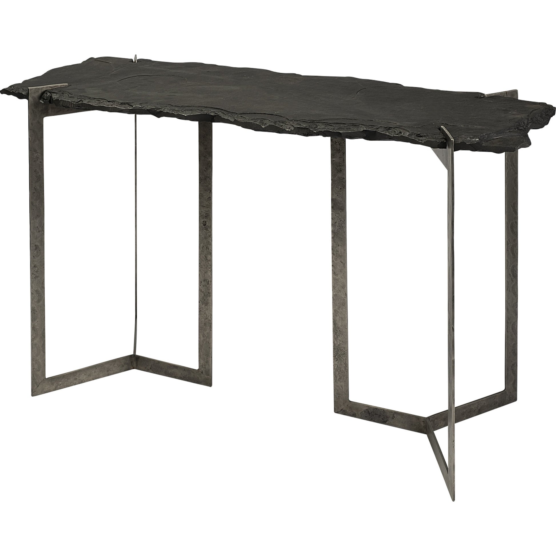 Shale Console Table by Mercana in natural. Made from unique in a modern style.