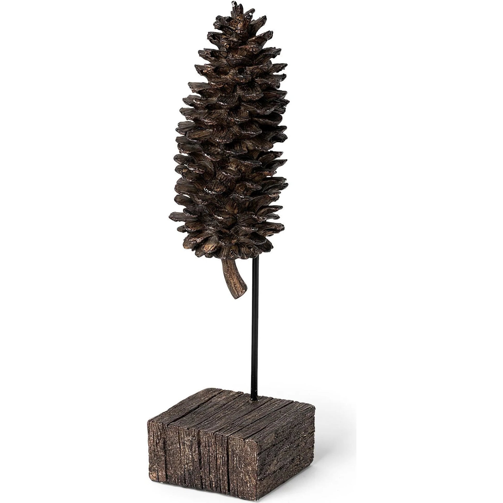 Pinterra Resin Pinecone Replica by Mercana in natural. Made from unique in a rustic style.
