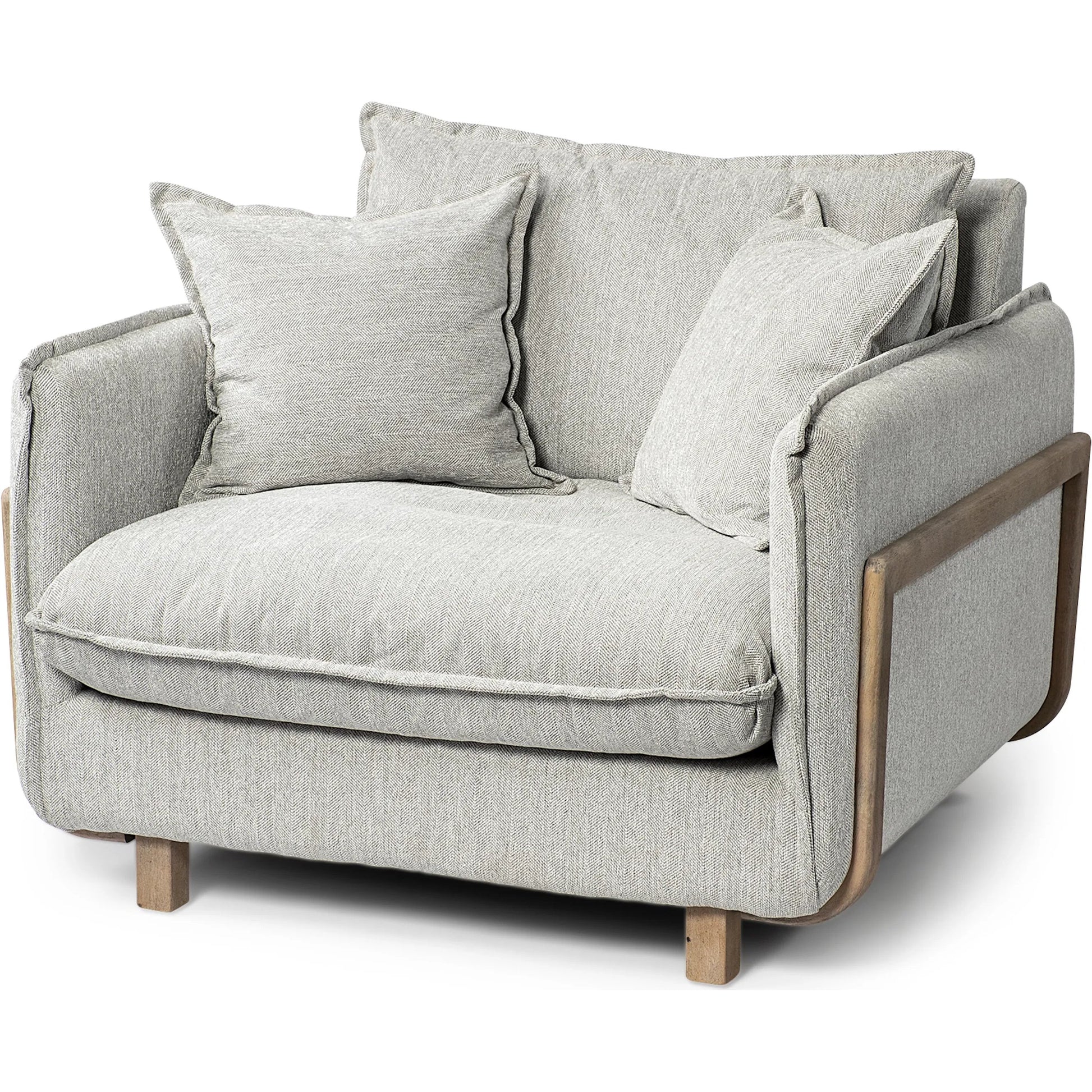 Roy Upholstered Chair by Mercana. Made from unique in a modern style.