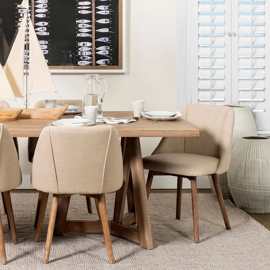 Reyan Pearl Striped Vase by Mercana in natural. Made from unique in a eclectic & global style.