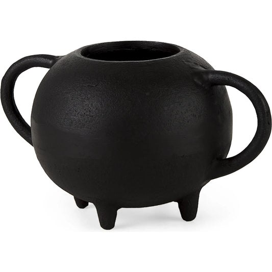 Cyrus Vase Decorative Object by Mercana in black. Made from metal in a unique style.