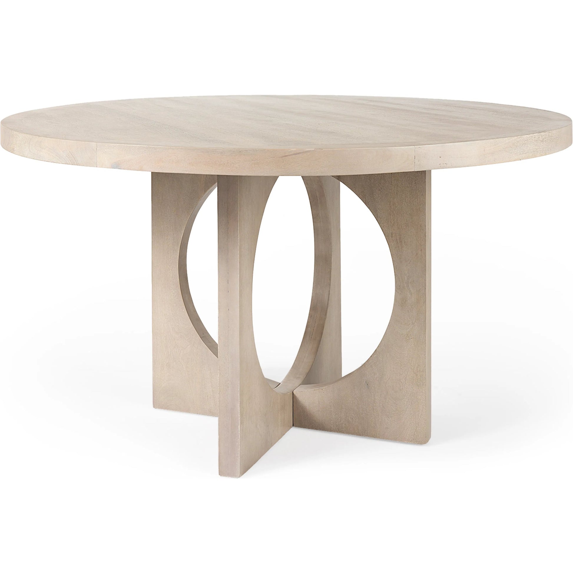 Liesl Dining Table by Mercana. Made from solid wood in a transitional style.