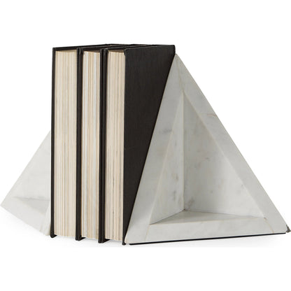 Sophia Bookends by Mercana in white. Made from unique in a unique style.