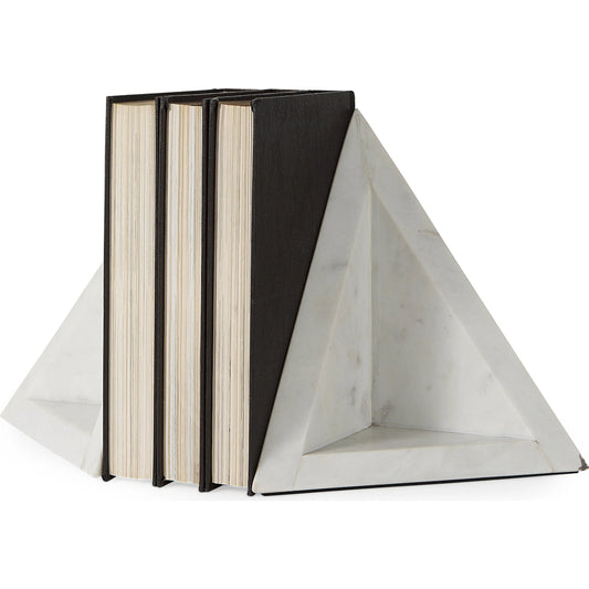 011 None | Unknown | Sophia Bookends by Mercana in white. Made from unique in a unique style.