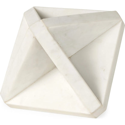 Sophia Object by Mercana in white. Made from marble in a unique style.