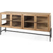 Arelius Sideboard by Mercana. Made from glass, solid wood, steel in a modern style.