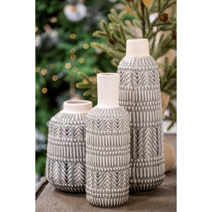 Riker I Dark Vase by Mercana in natural. Made from unique in a eclectic & global style.