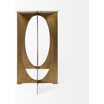 Reinhold Console Table by Mercana. Made from iron in a eclectic & global style.