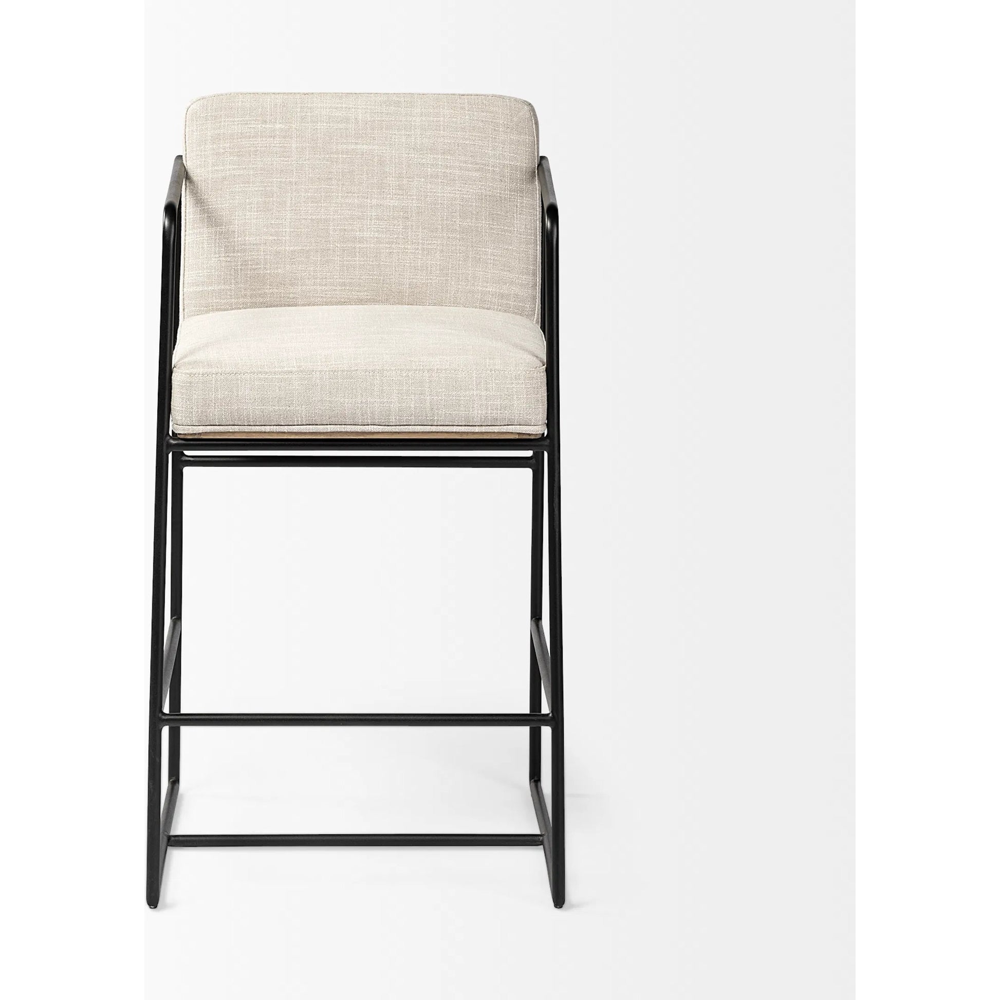 Stamford Leather Seat Counter Stool by Mercana. Made from unique in a modern style.