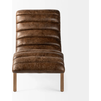 Pierre Chaise Lounge by Mercana in cream. Made from unique in a modern style.