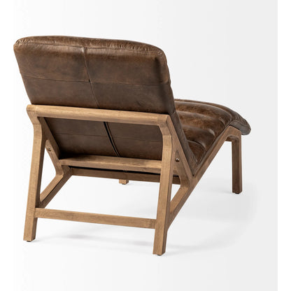 Pierre Chaise Lounge by Mercana in cream. Made from unique in a modern style.