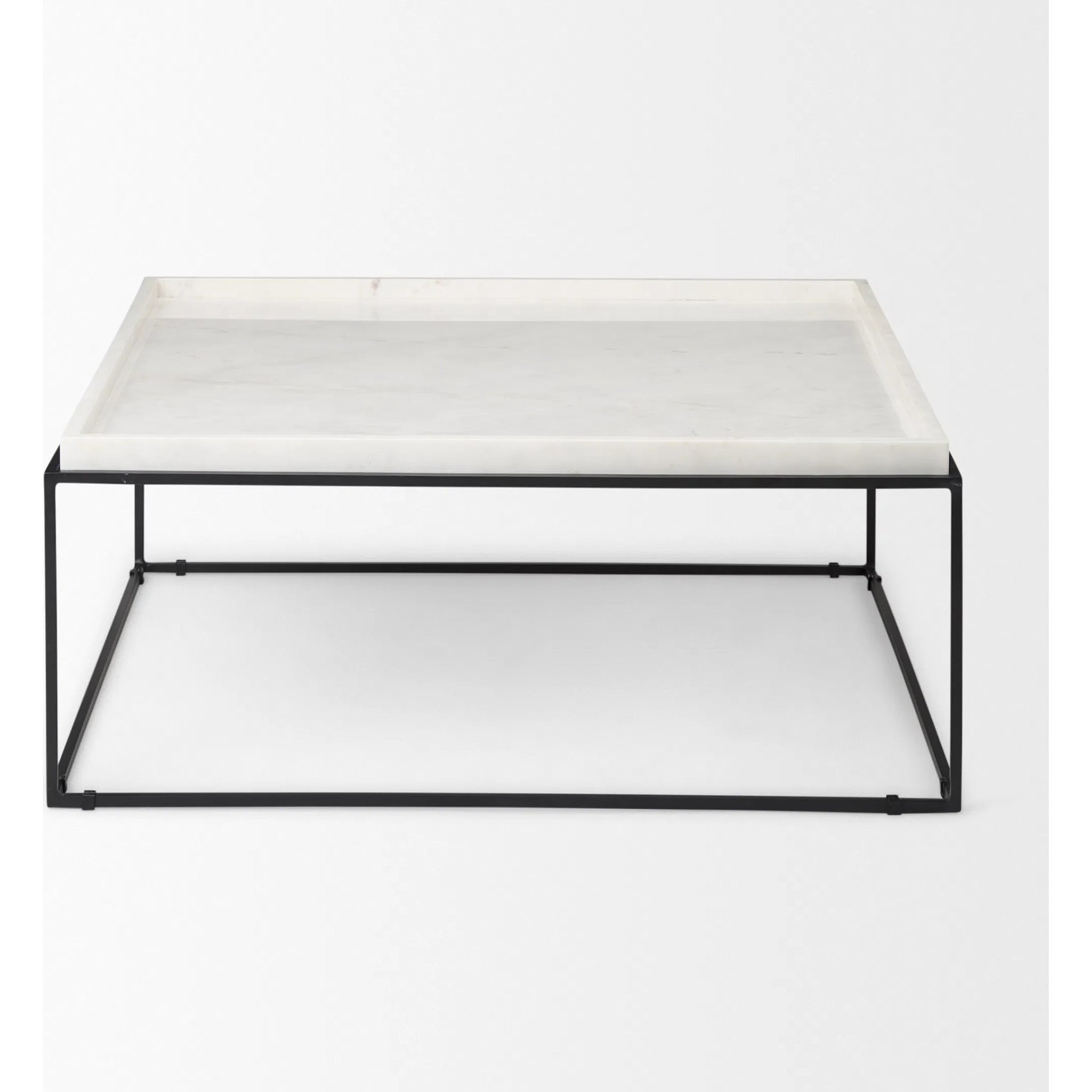 Nathan Coffee Table by Mercana in natural. Made from unique in a modern style.