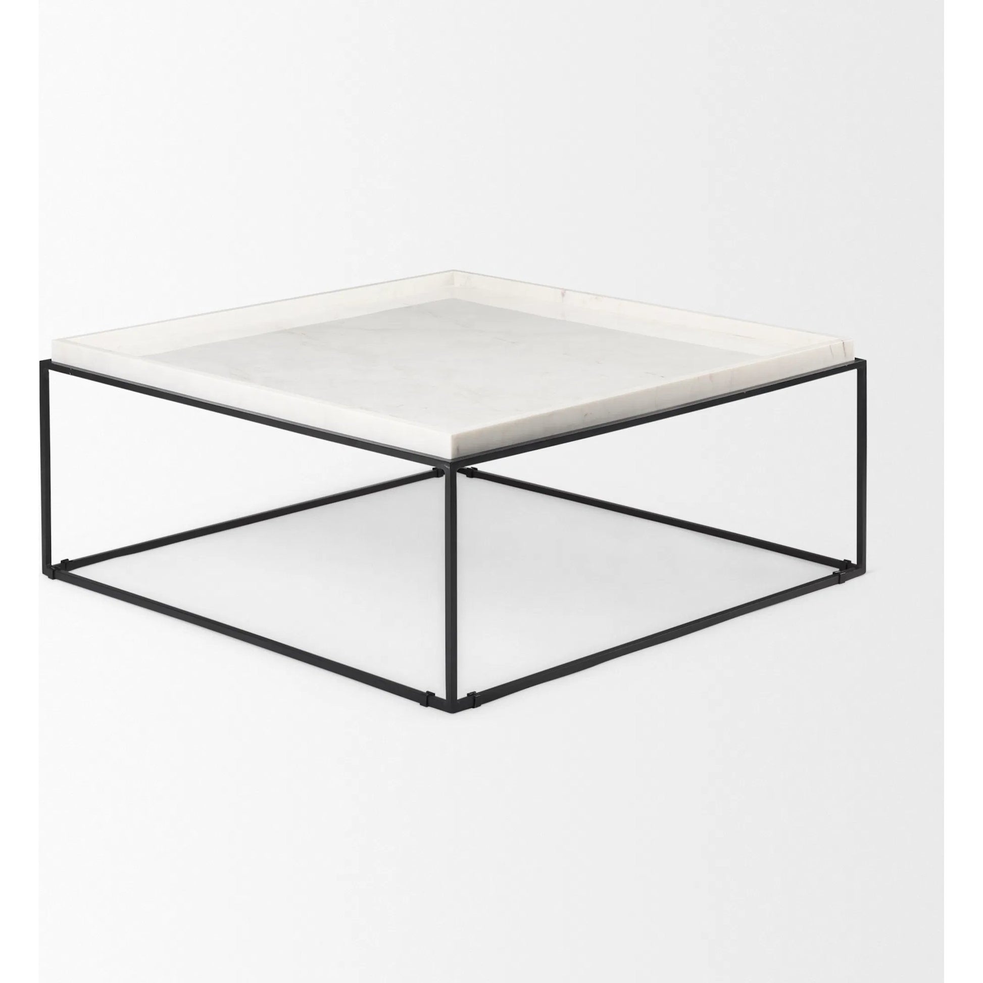 Nathan Coffee Table by Mercana in natural. Made from unique in a modern style.