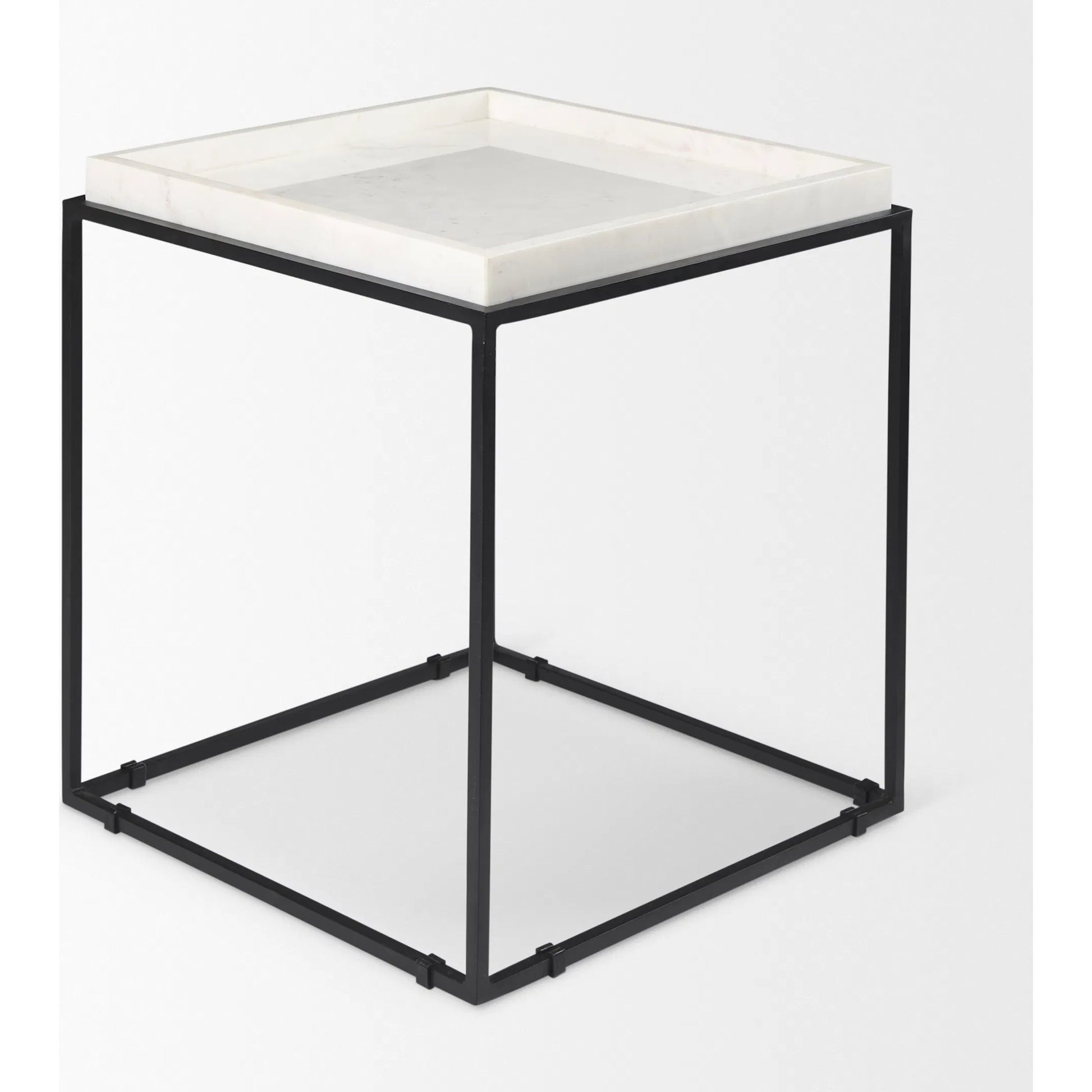 Nathan End/Side Table by Mercana in natural. Made from unique in a modern style.