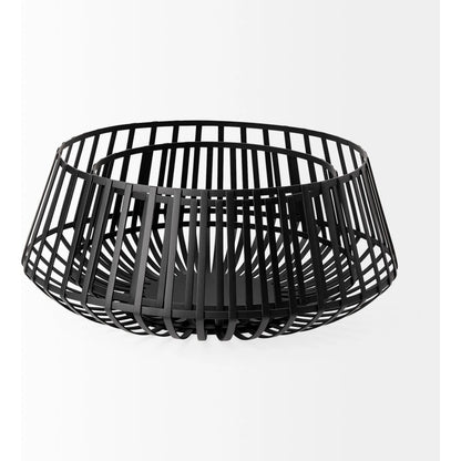 Emilio Slated Bowls Set of Two by Mercana in matte black. Made from unique in a modern style.