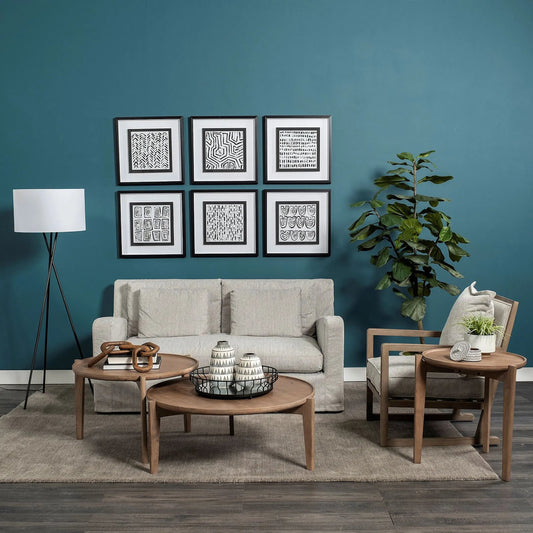 Sherlock Accent Chair by Mercana in brown, gray. Made from wood in a unique style.