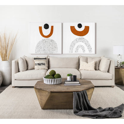 Valence Cream Modular Sofa Elements by Mercana in cream. Made from unique in a transitional style.