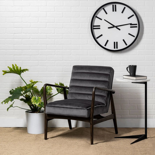 Ballatine Marble Accent Table by Mercana in natural. Made from unique in a modern style.