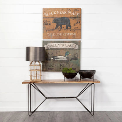 Cauldron Brown Bowls Set of Two by Mercana in rustic bronze. Made from metal in a eclectic & global style.