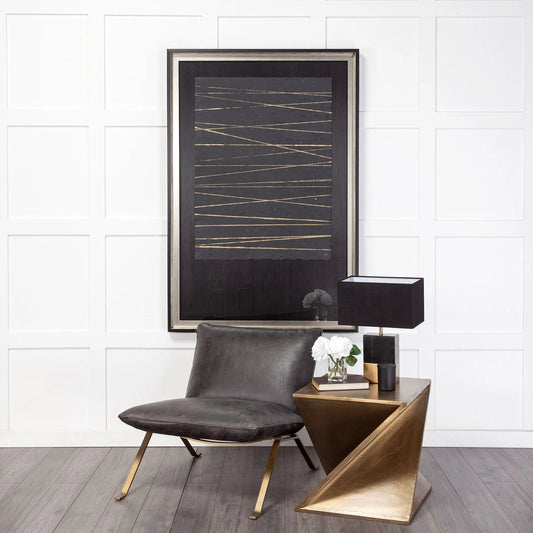 Flavelle Leather Accent Chair by Mercana. Made from unique in a modern style.
