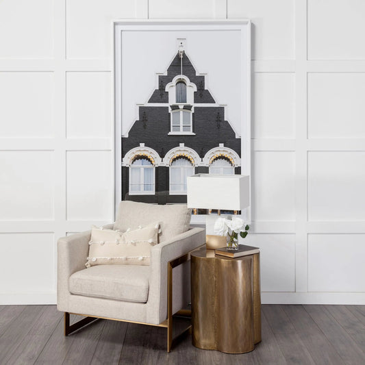 Quatrefoil Accent Table by Mercana in natural. Made from unique in a eclectic & global style.