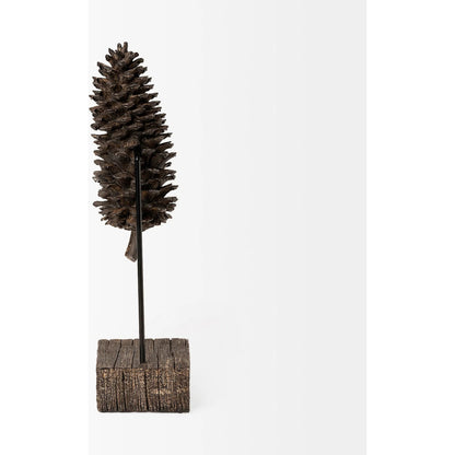 Pinterra Resin Pinecone Replica by Mercana in natural. Made from unique in a rustic style.