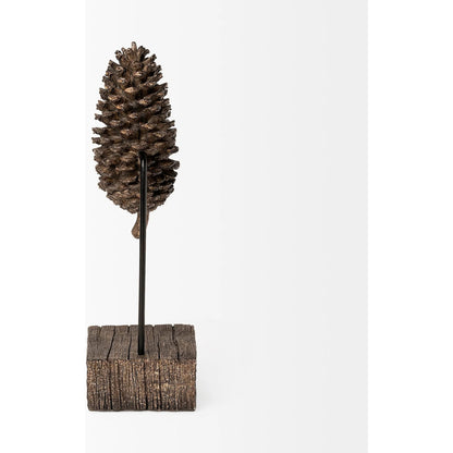 Pinterra Resin Pinecone Replica by Mercana in natural. Made from unique in a rustic style.